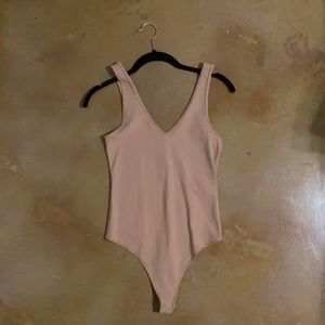New A & F Soft AF v neck tank thong bodysuit